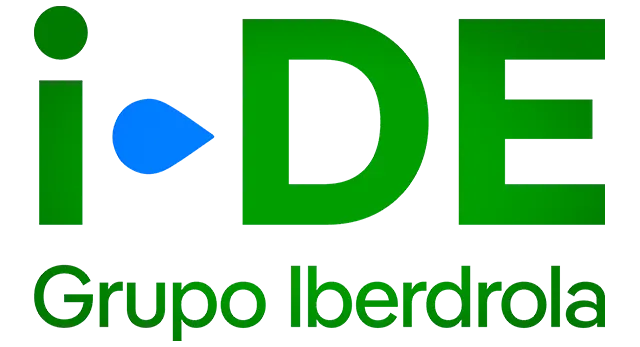 Logotipo de i-DE, la distribuidora el&eacute;ctrica del Grupo Iberdrola