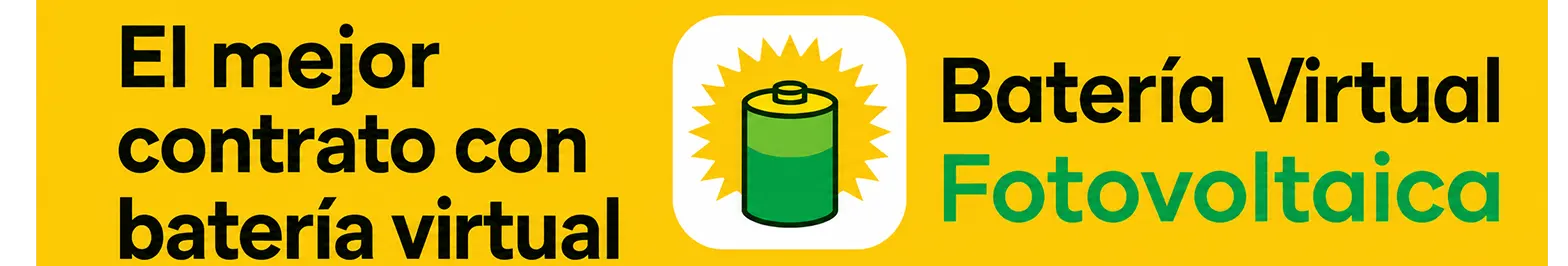 Informaci&oacute;n sobre bater&iacute;a virtual fotovoltaica