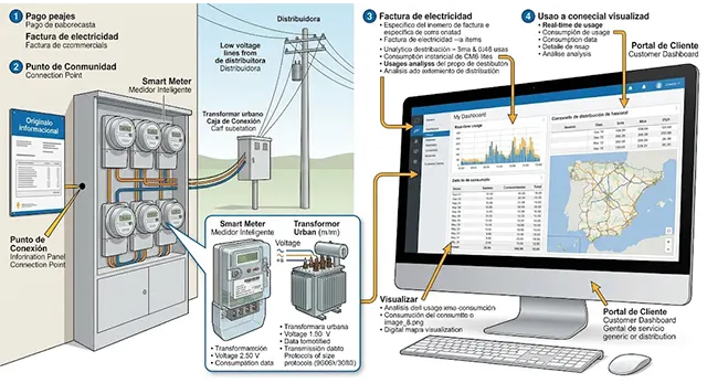 Gestiones, contador y autoconsumo con E-Redes